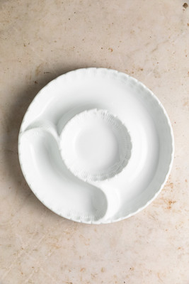 Artichoke Plate (White)