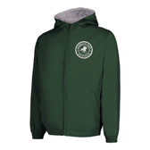 Hooded Windbreaker Jacket w/Circle Logo