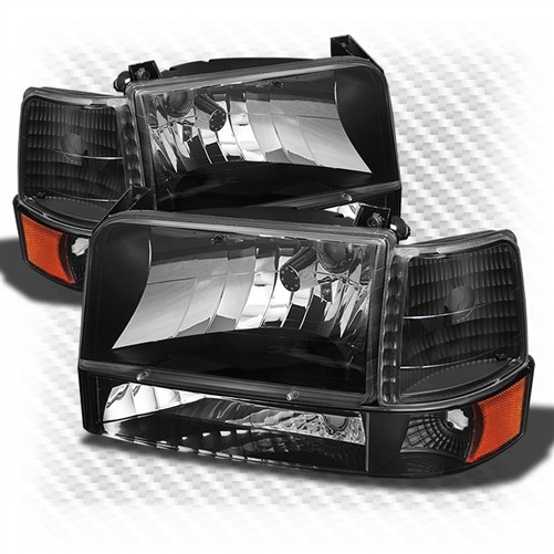 Complete Performance OBS FORD BLACK HEADLIGHT 6 PIECE KIT DirtyDiesels