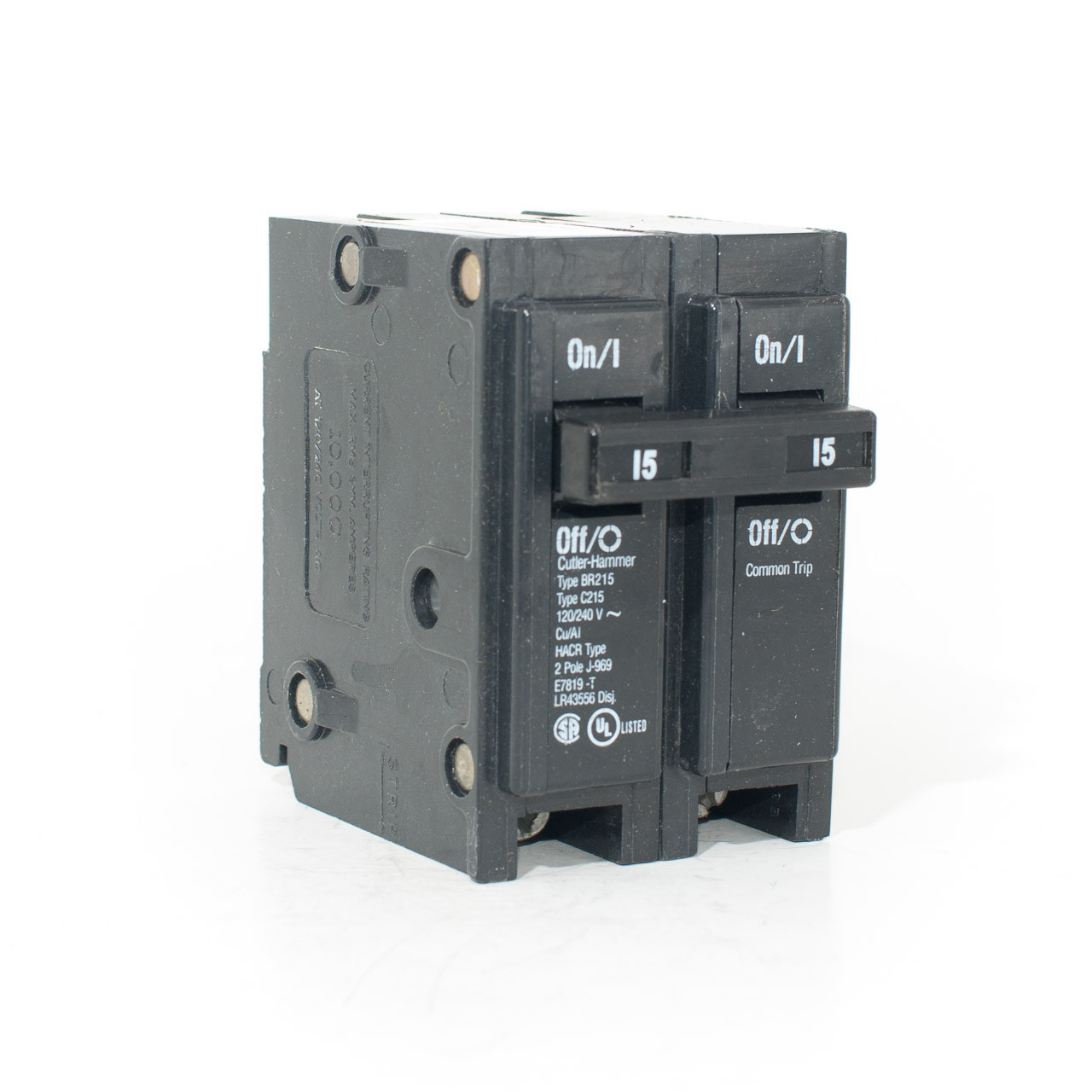 BAB3015H – Eaton Cutler-Hammer 15 Amp 3 Pole Bolt-On Circuit Breaker
