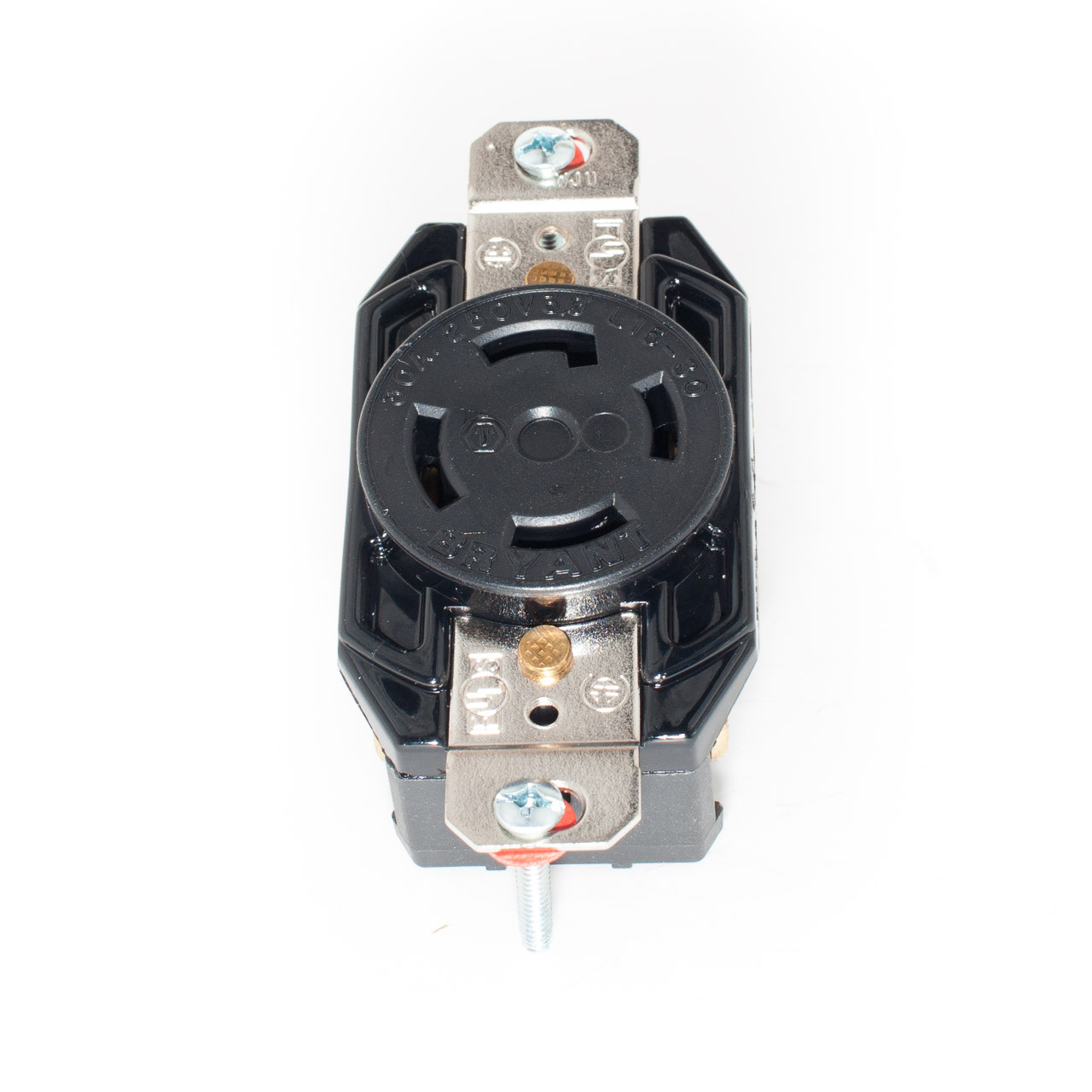 L15-30 3P4W 3ph 30A 250V Twist Lock Receptacle - TremTech ... 30 twist lock receptacle wiring diagram 