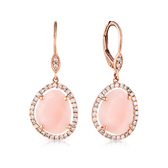 Pink Diamond Earrings