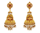 Pure Golden Traditional Earrings