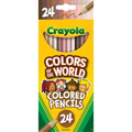 Crayola Colors of the World Colored Pencils, 24 Ct