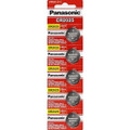 Panasonic CR2025 3V Lithium Coin Cell Battery (5 Pack)