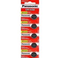 5Pack - Panasonic Battery - Cr1632 3v 3 Volt Lithium Coin Size Battery