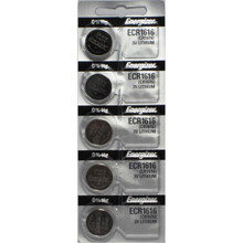 Energizer CR1616 3V Lithium Battery -Pack of 5