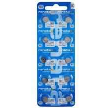 10 Renata 361 SR721W 1.55V Silver Oxide Watch Battery