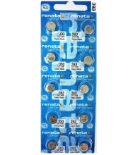 Renata 393 SR754W 1.55V Silver Oxide Watch (10 Batteries)