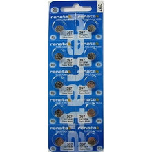 10 Pack 397 Renata Silver Oxide 0% Mercury Electronic Batteries SR726SW