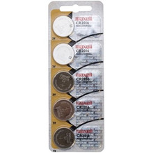 5  Maxell CR2016 Lithium Battery 3V