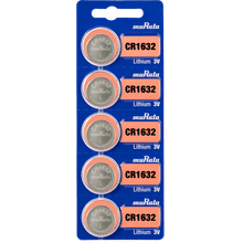 Murata CR1632 3V Lithium Coin Cell (5 Batteries) - Replaces Sony CR1632