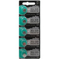 Murata Replaces Sony 393 (SR48W) 1.55V Silver Oxide 0%Hg Mercury Free Watch Battery (5 Batteries)