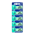 Murata 317 SR516SW Battery 1.55V Silver Oxide Watch Button Cell - Replaces Sony 317 (5 Batteries)