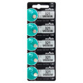 5 x Murata SR616SW 321 16mAh 1.55V Silver Oxide Watch Battery