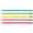 Ticonderoga Wood-Cased Pencils, Pre-Sharpened, #2 HB Soft, Neon Colors, 18 Count