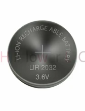 2 pcs X LIR2032 2032 Bulk 3.6V Rechargeable LIR Top Lithium Battery