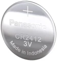 1 Cell of Panasonic CR2412 2412 Lithium (LiMNO2) Coin Cell battery 3V CR-2412/BN