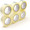 Packaging tape - box tape transparent PP (Polypropylene) solvent 50 Meters x 50 mm thickness 25u | Packing tape | 6 pieces