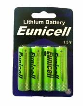 4 X Size AA TT LR6 AM6 Ultimate 9 times longer Card 1.5V Lithium Battery