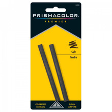 Prismacolor Compressed Charcoal Soft 2/Card - Kingpen