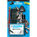 Prismacolor Scholar Manga 10 Count Set:18 Soft Core And 5 Verithin Pencils. - Kingpen
