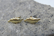 [Sample] Gold Leaf Earings