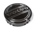 Volvo XC70 Wheel Center Cap - Black & Chrome (2001-2006 Style)