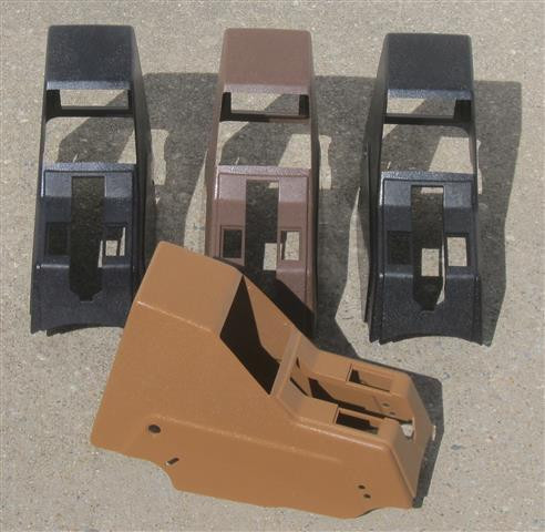 VOLVO 240 center console e brake parking brake cover beige arm rest  incert cube