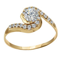 [Sample] Gold Diamond Ring 
