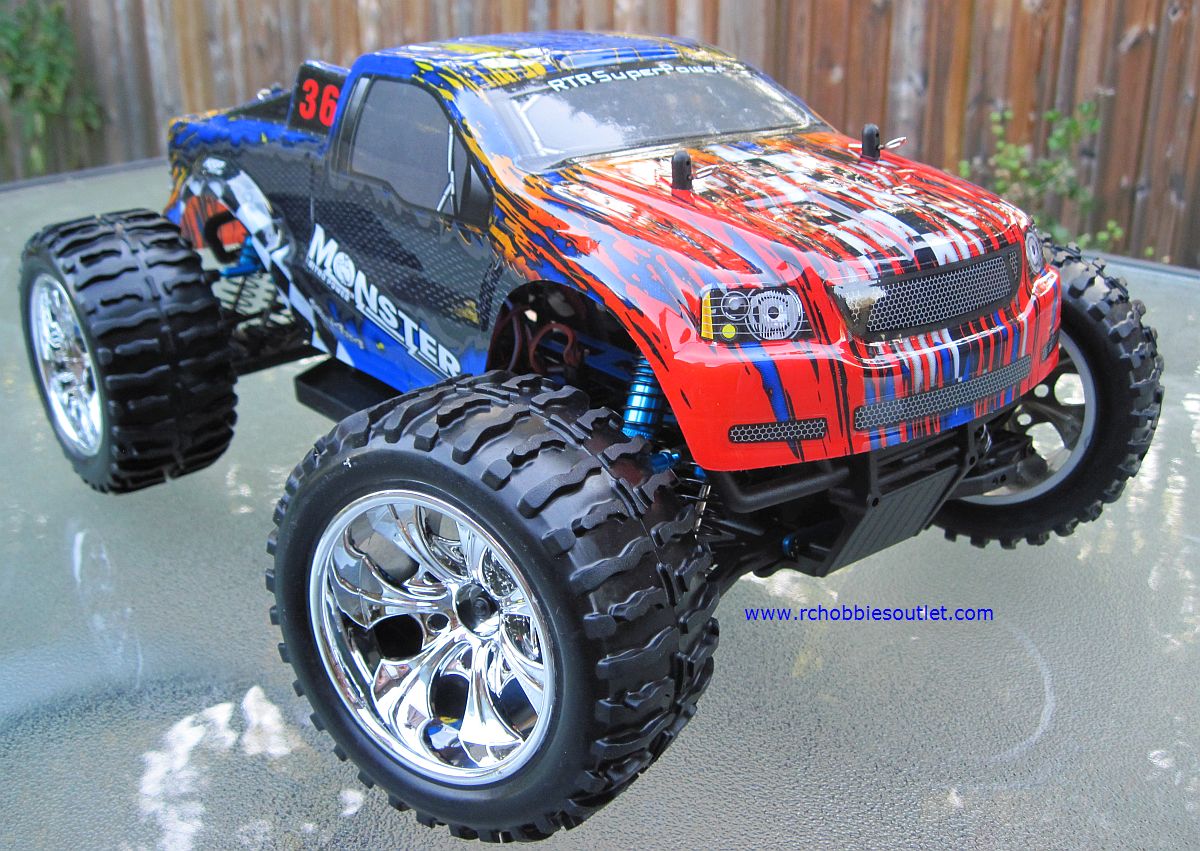 RC Brushless Electric Truck 1/10 PRO TOP2 LIPO 2.4G 88042 - rchobbiesoutlet