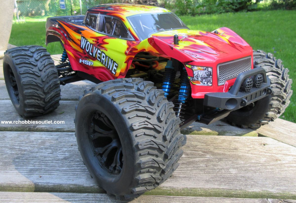 Wolverine Pro RC Truck Brushless Electric 1/10 4WD LIPO 2,4G 70192 ...