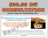 An In Home Consultation ($49.95) for a limited time.