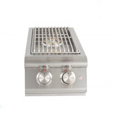 Blaze LTE Built-In Stainless Steel Double Side Burner With Lid.