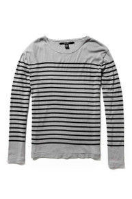 [Sample] Ben Sherman, BW striped long sleeve tee