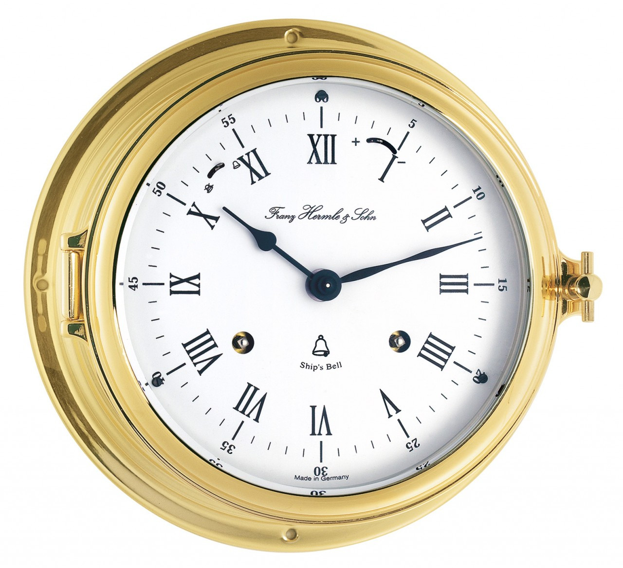 35065-000132 | Hermle Brass Ships Bell Clock