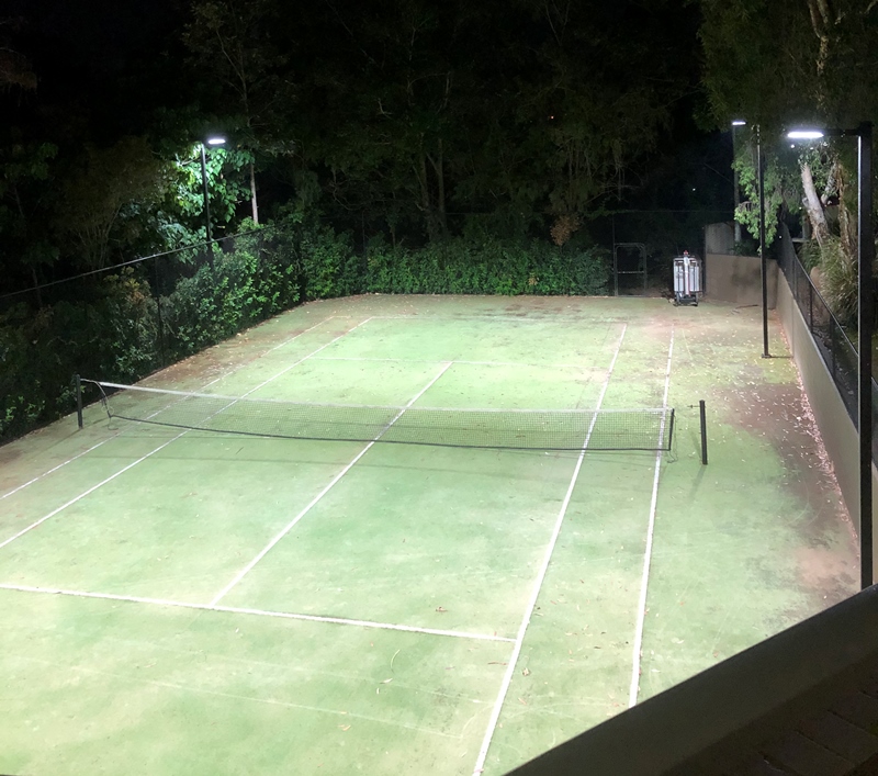 LED Tennis Court Light Upgrade Indooroopilly Queensland