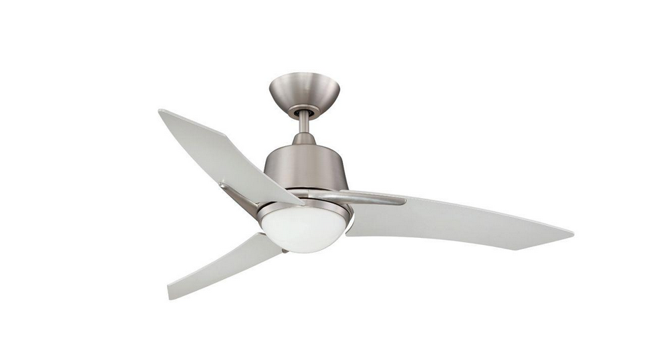 Designers Choice Scimitar 44 In Satin Nickel Ceiling Fan The