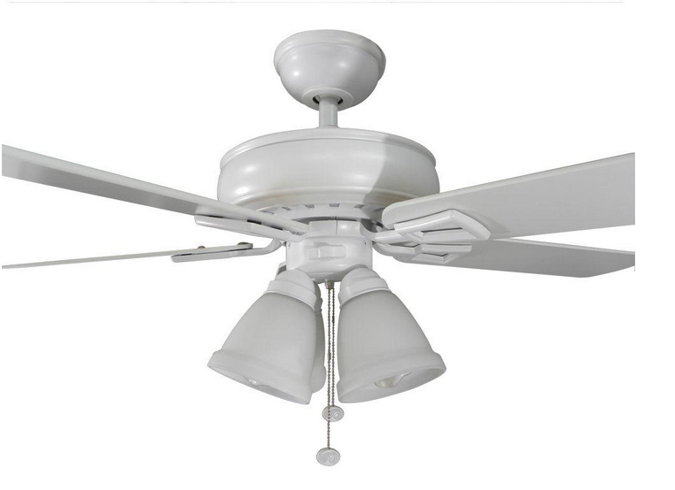 Hampton Bay Lyndhurst 52 In Indoor White Ceiling Fan