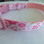 Pink Flower Dog Collar 12"-18"
