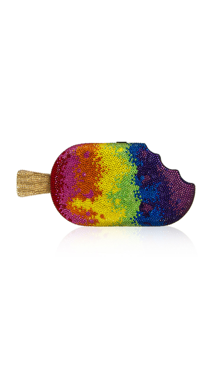 Judith Leiber Couture Rainbow Popsicle Clutch Bag M194703