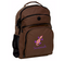 Kids Personalized School Backpack in Brown