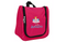 Kids Hanging Toiletry Bag personalized in hot pink