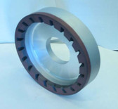 Diamond - Resin Bond Slotted - 600 grit - (D150 H22 T45 W15 X12)