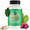 Natural Home Cures Freeze-Dried Nopal Cactus supplement bottle with loose capsules, cactus pads, and ripe prickly pear fruit