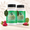 Natural Home Cures Freeze-Dried Nopal Cactus supplement bottle with loose capsules, cactus pads, and ripe prickly pear fruit