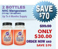 First Time Client 2 Bottles Natural Home Cures Freeze Dried Rich Pericarp Mangosteen Capsules $30.00