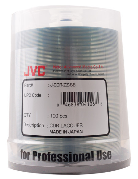 JVC Taiyo Yuden Silver Lacquer Thermal CD-R