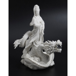 Statue - Quan Yin on Dragon