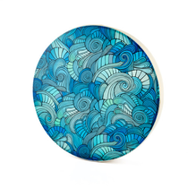 Blue and Green Remo Ocean Drum (16")